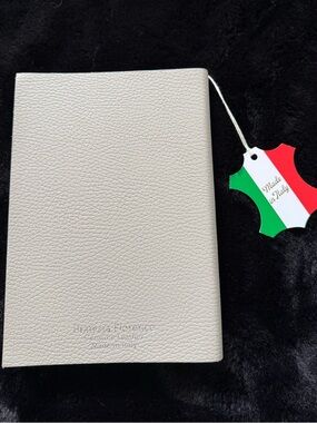 Premium Cream Leather Journal - Made in Italy